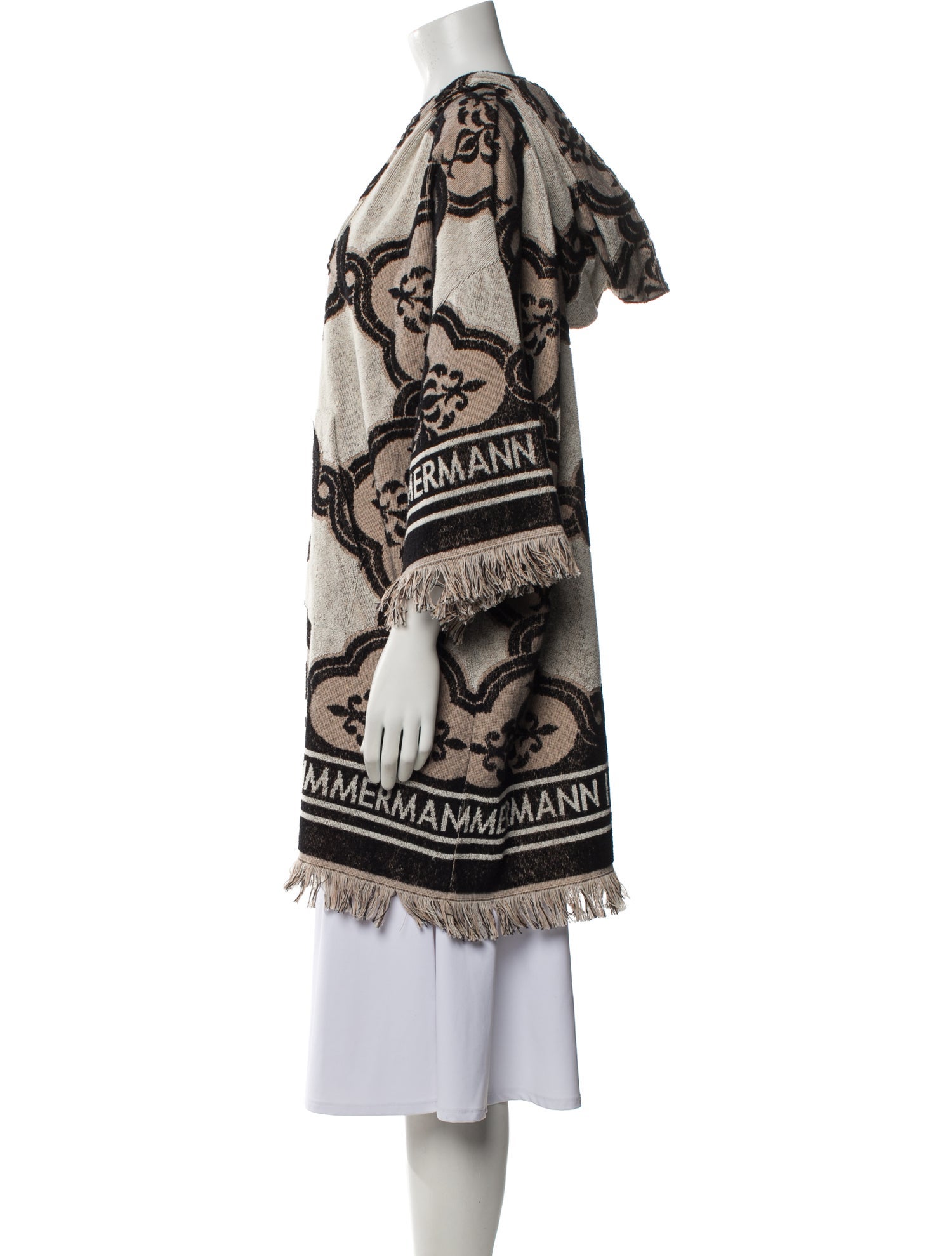 Zimmermann Printed Embroidered Accent Nightgown