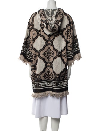 Zimmermann Printed Embroidered Accent Nightgown