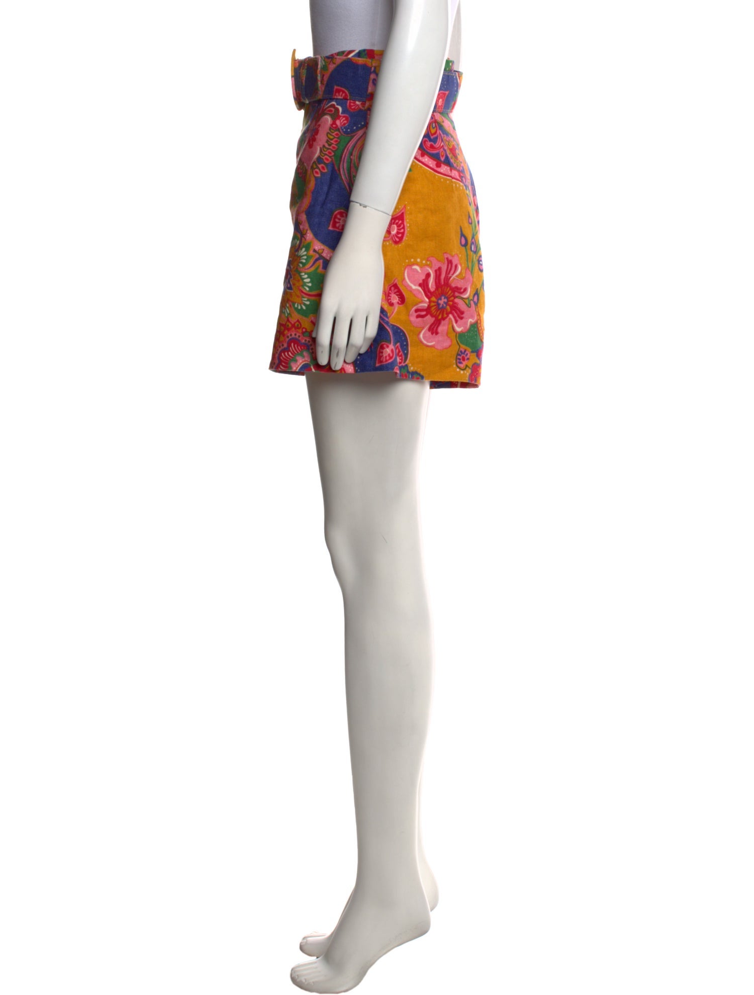 Zimmermann Linen Mini Shorts