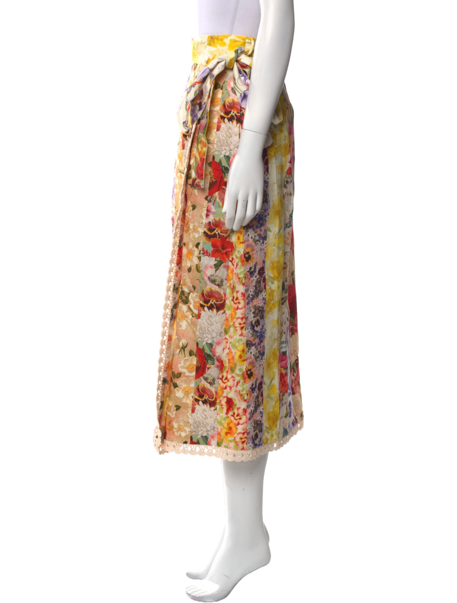 Zimmermann Linen Midi Length Skirt