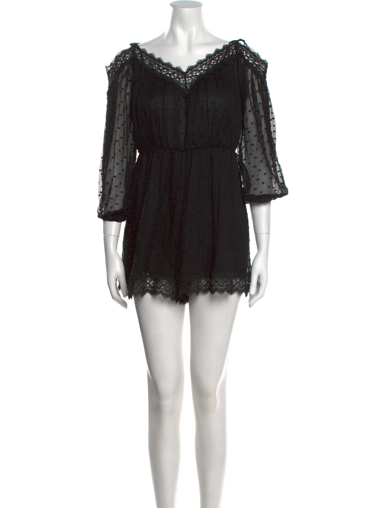 Zimmermann Silk V-Neck Romper