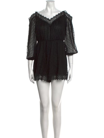 Zimmermann Silk V-Neck Romper