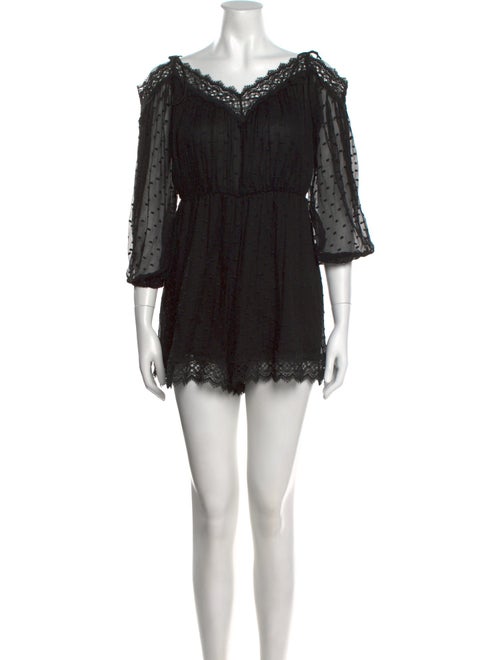 Zimmermann Silk V-Neck Romper