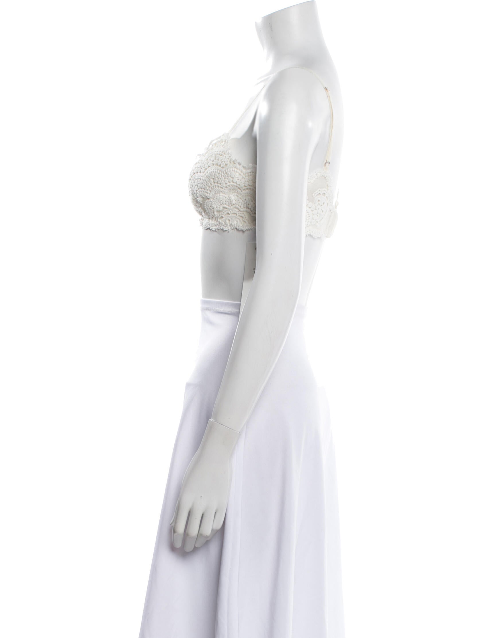 Zimmermann Linen V-Neck Crop Top