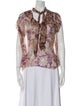 Zimmermann Silk Printed Blouse
