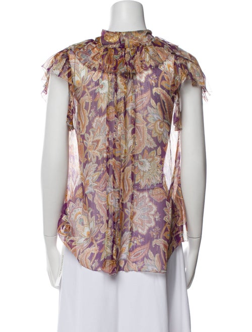 Zimmermann Silk Printed Blouse