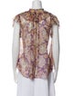 Zimmermann Silk Printed Blouse