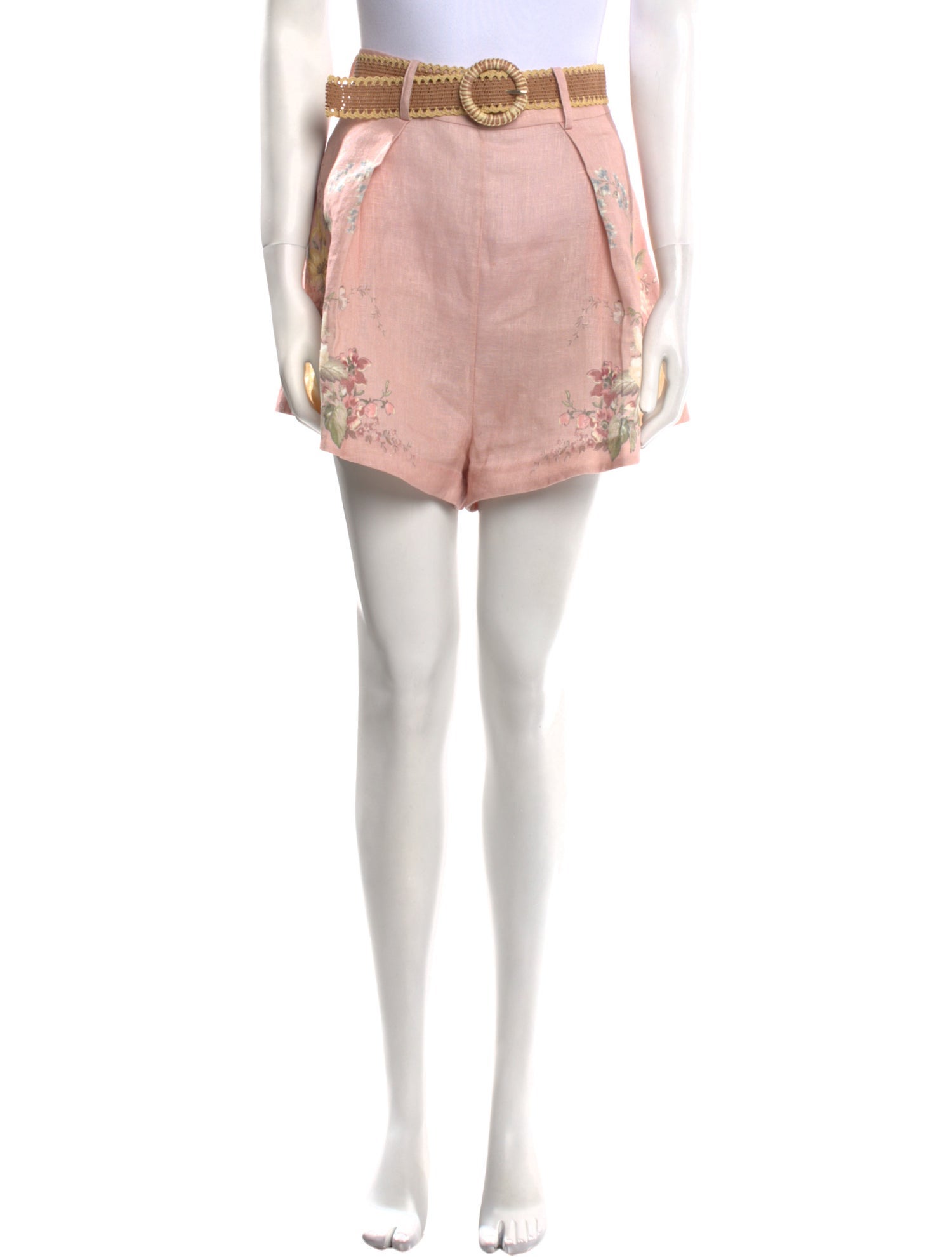 Zimmermann Linen Mini Shorts