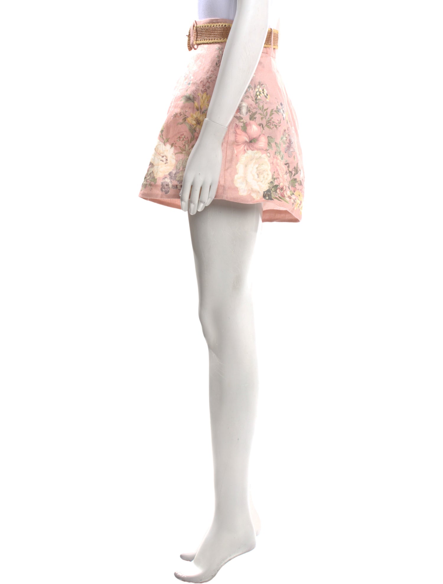 Zimmermann Linen Mini Shorts