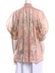 Zimmermann Silk Floral Print Blouse