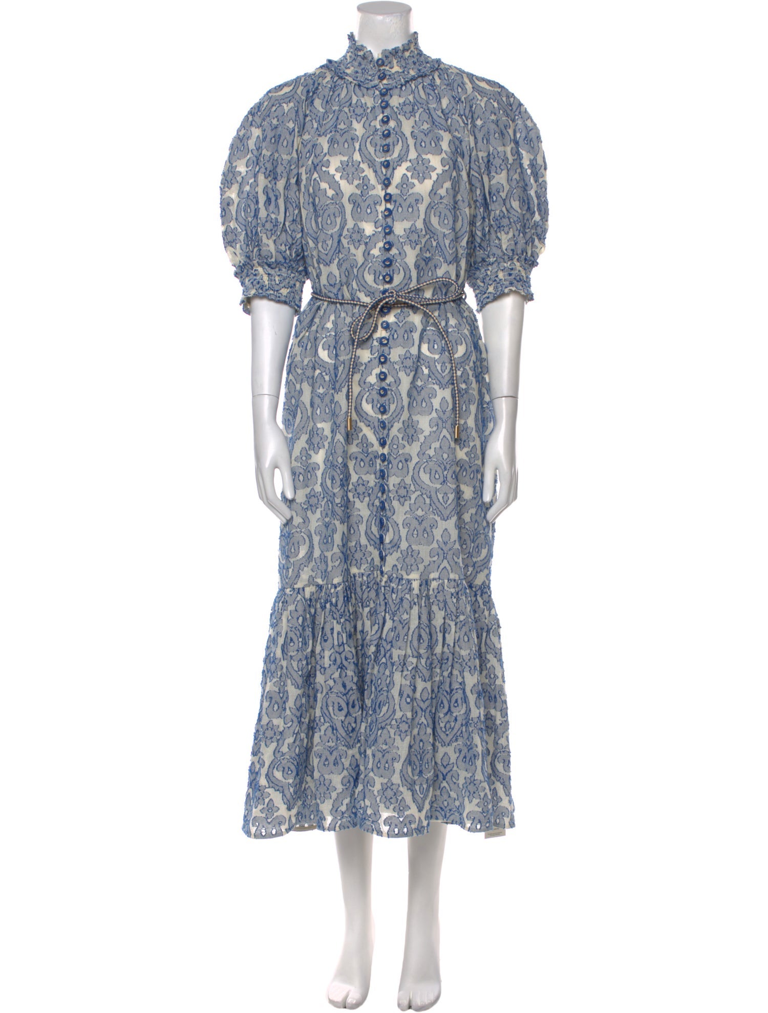 Zimmermann Paisley Print Midi Length Dress