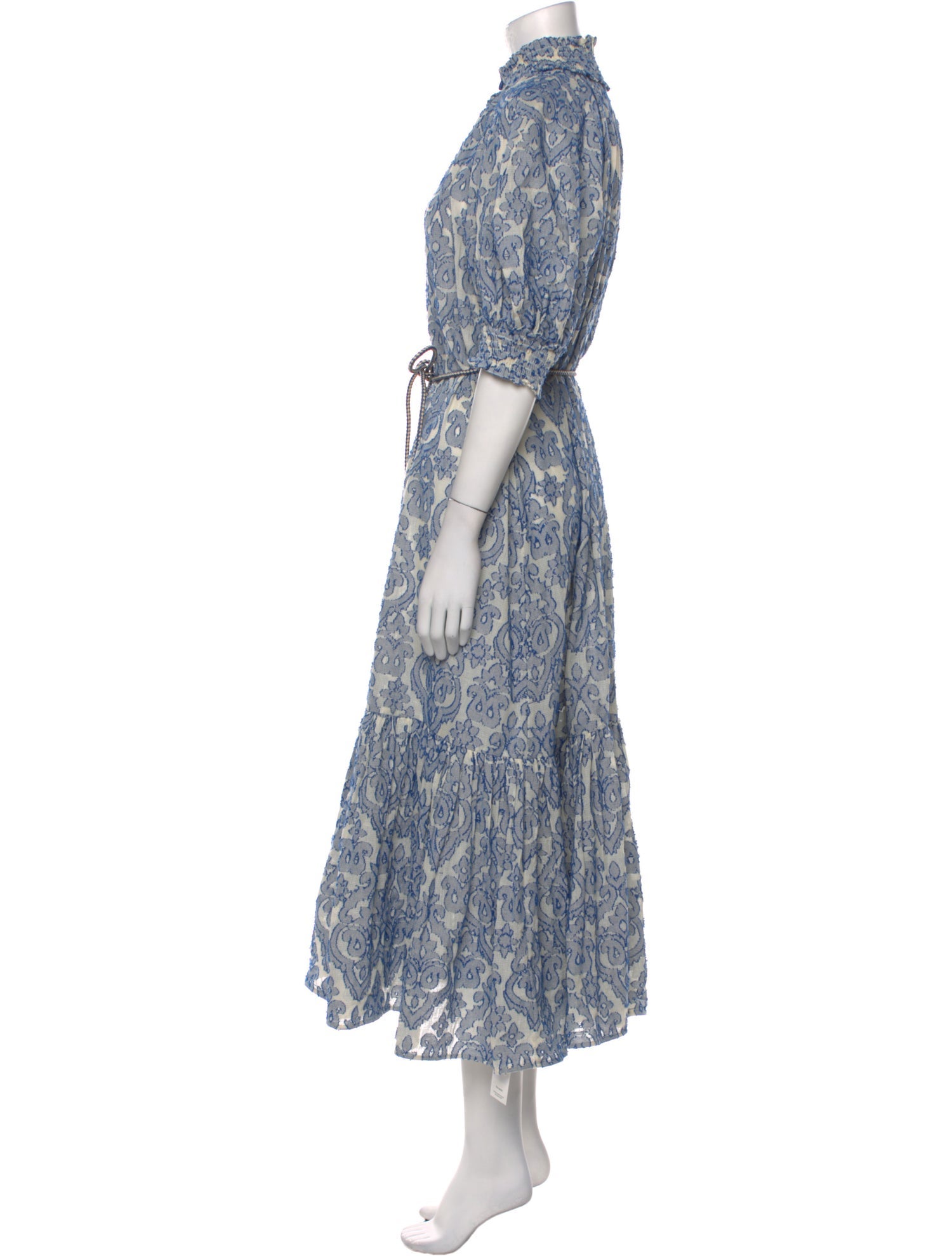Zimmermann Paisley Print Midi Length Dress