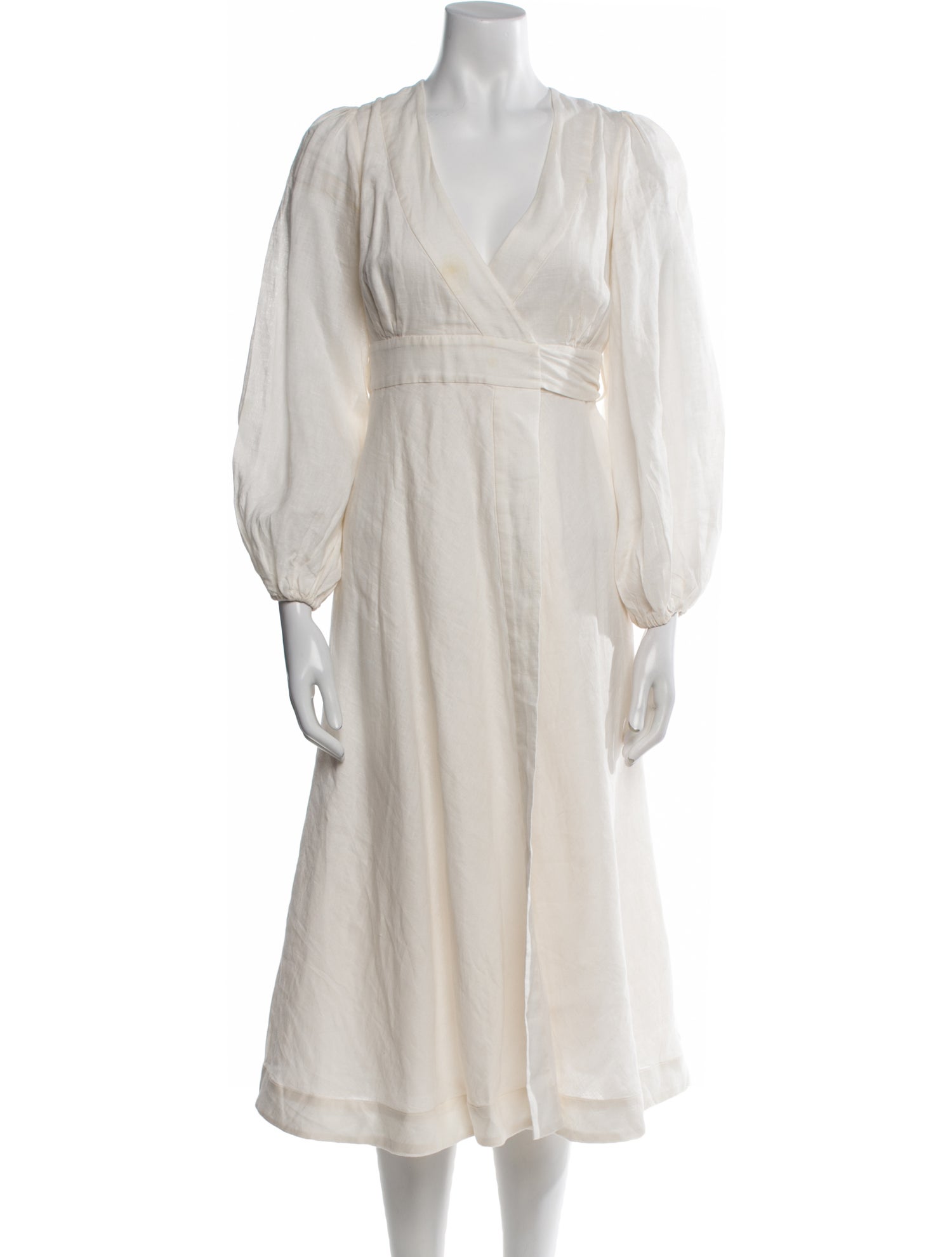 Zimmermann V-Neck Midi Length Dress