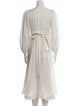 Zimmermann V-Neck Midi Length Dress