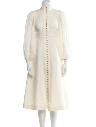 Zimmermann Linen Midi Length Dress
