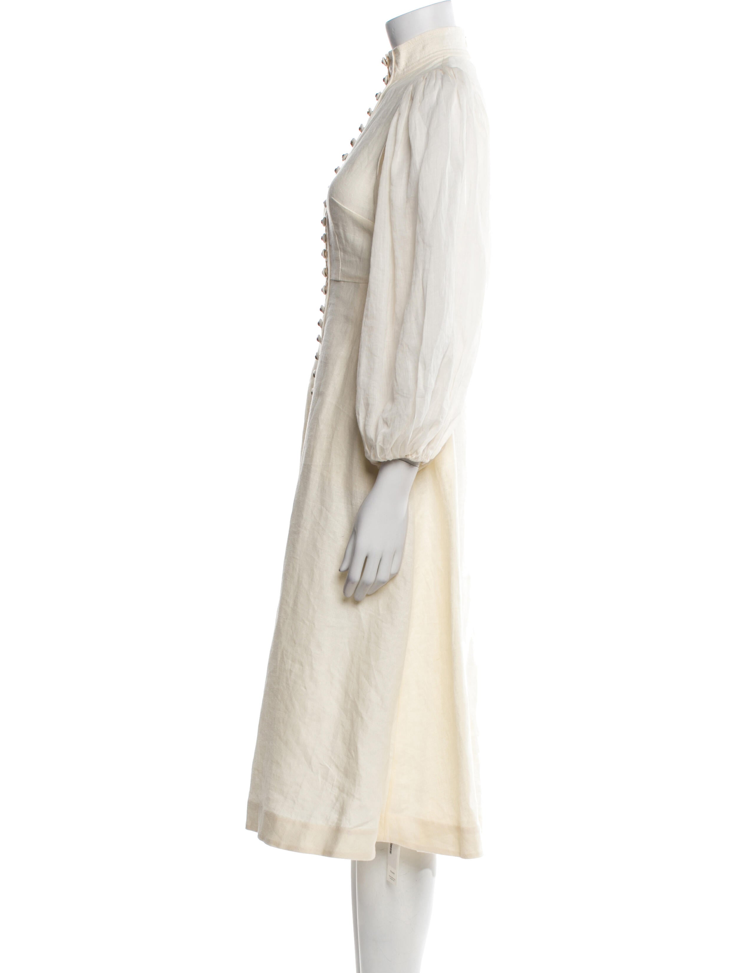 Zimmermann Linen Midi Length Dress