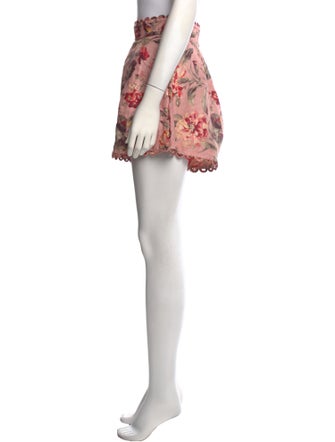 Zimmermann Linen Mini Shorts