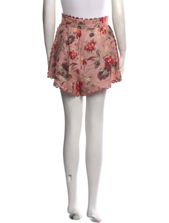 Zimmermann Linen Mini Shorts