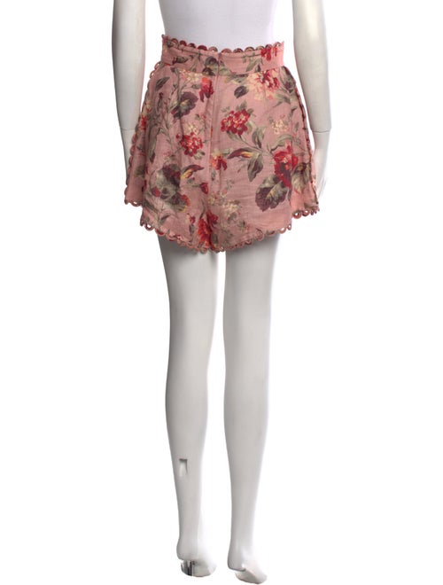 Zimmermann Linen Mini Shorts