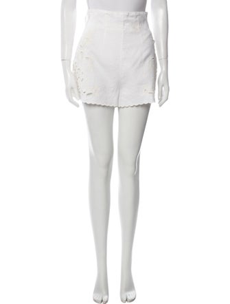 Zimmermann Linen Mini Shorts