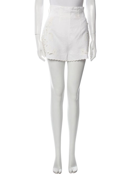 Zimmermann Linen Mini Shorts