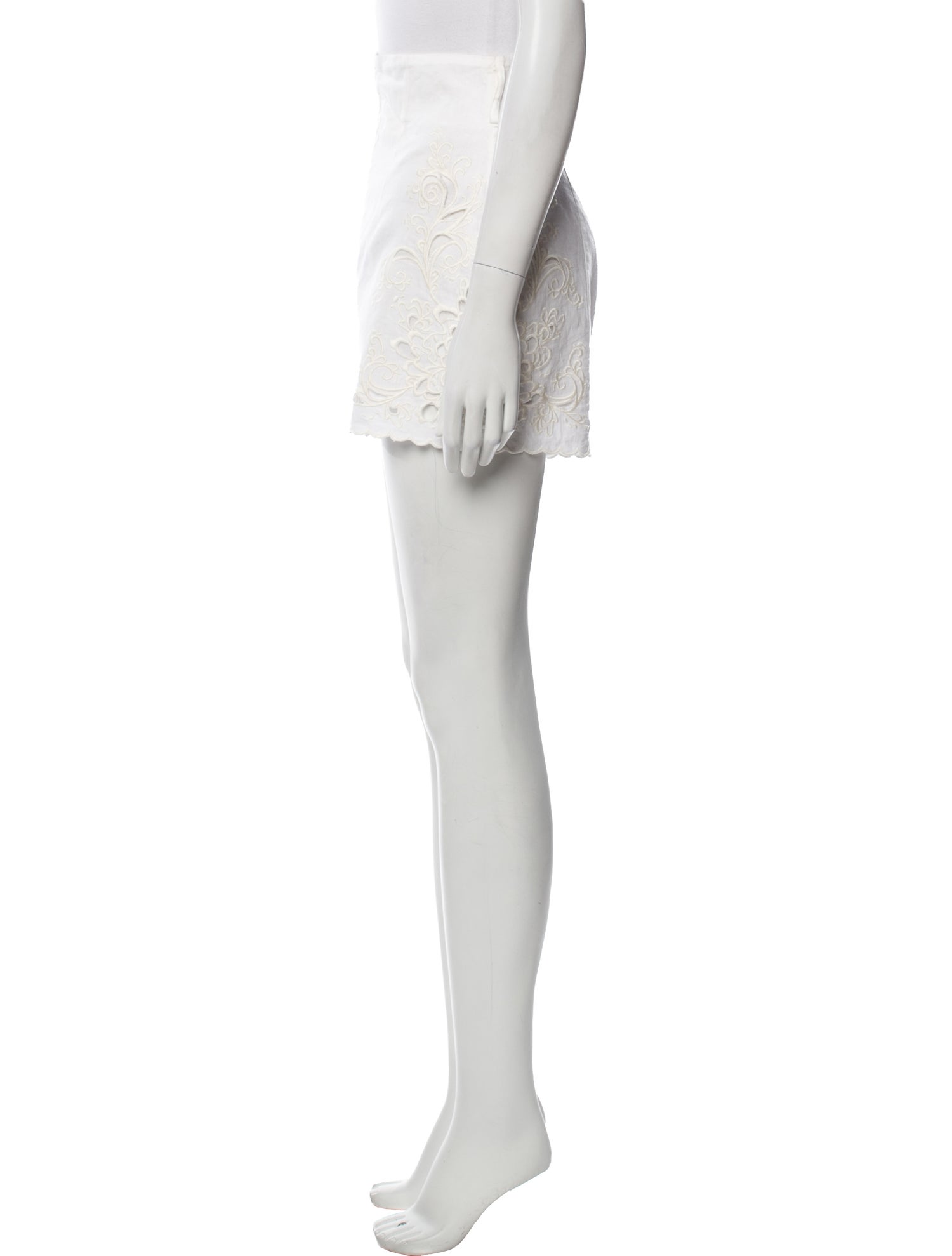 Zimmermann Linen Mini Shorts