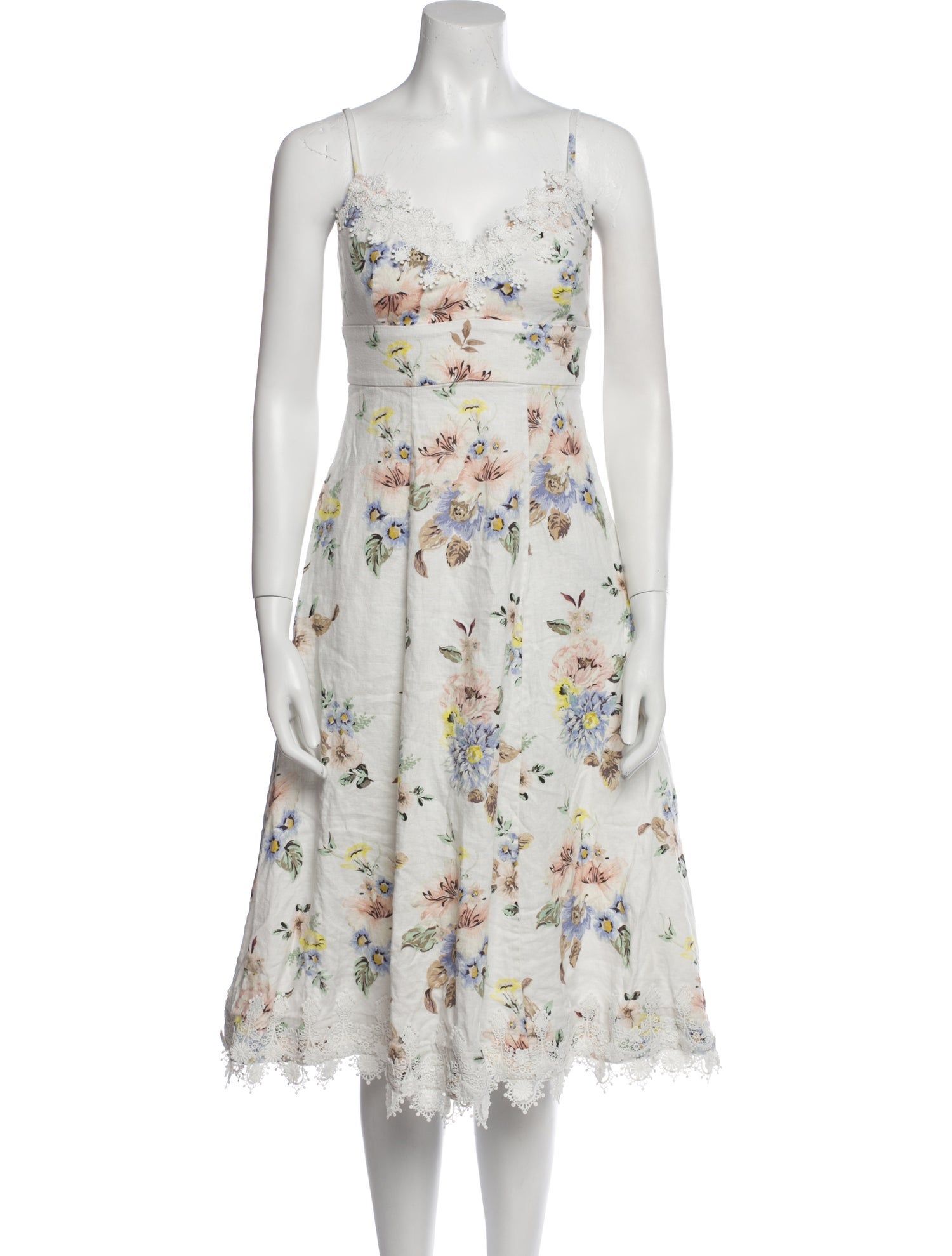 Zimmermann Linen Midi Length Dress