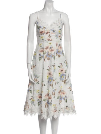 Zimmermann Linen Midi Length Dress