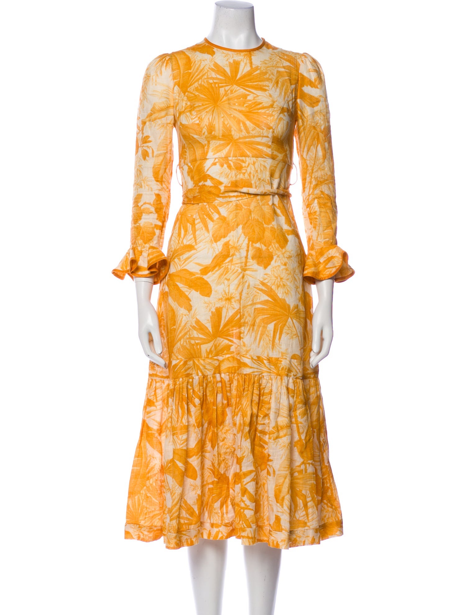 Zimmermann Linen Midi Length Dress