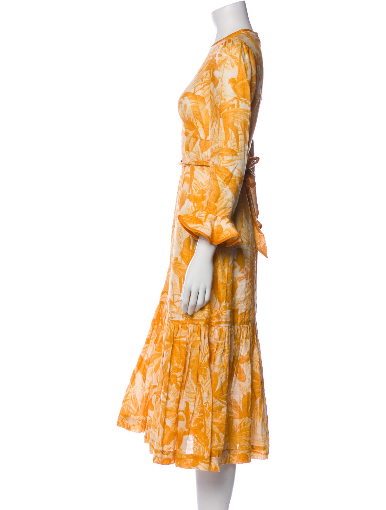 Zimmermann Linen Midi Length Dress