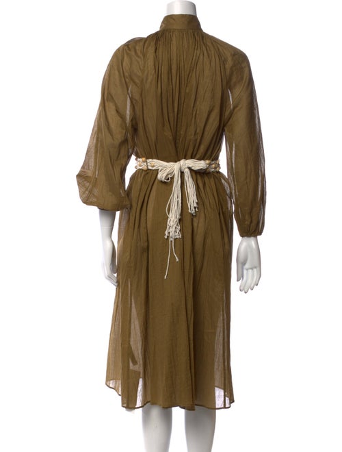 Zimmermann Mock Neck Midi Length Dress