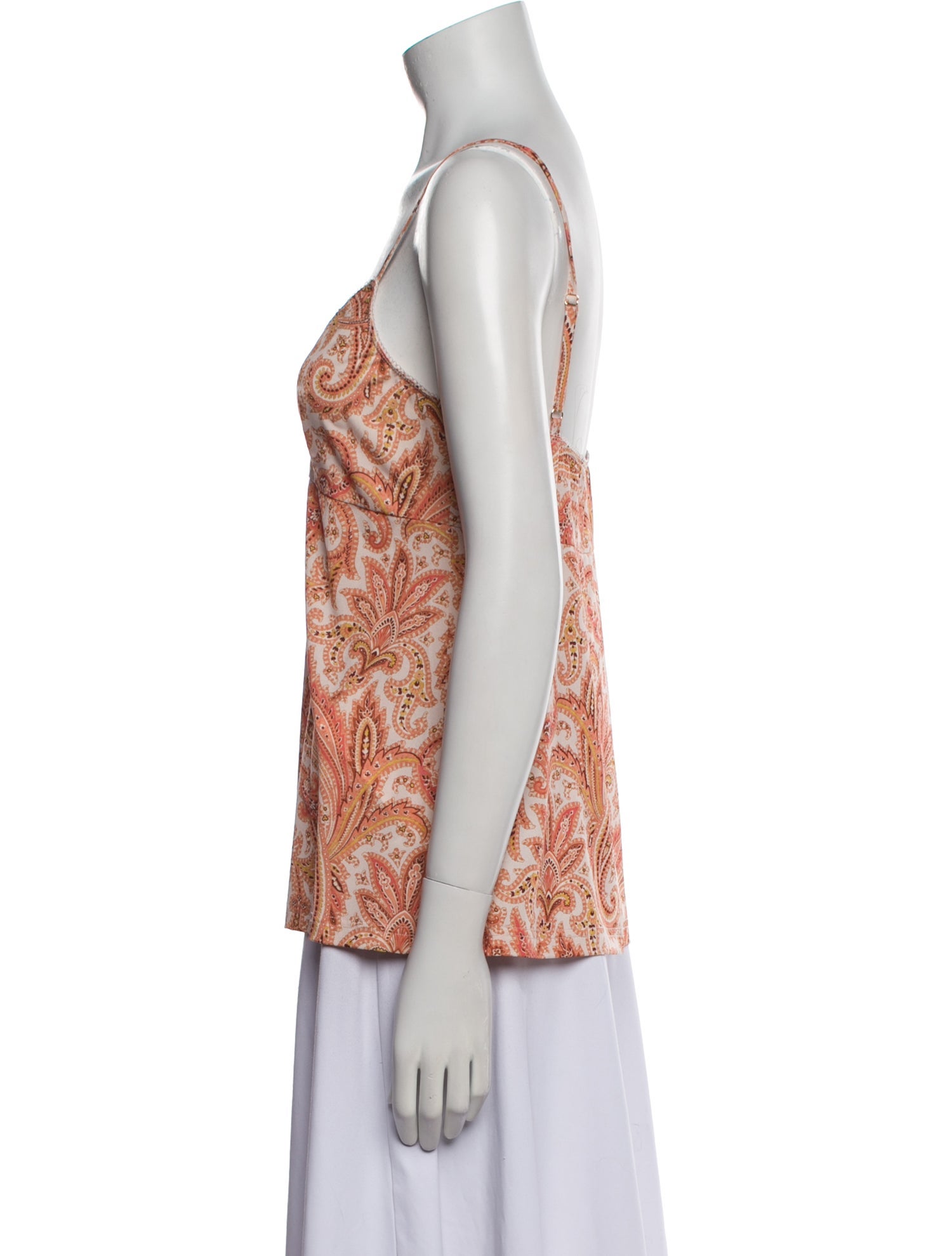 Zimmermann Paisley Print V-Neck Top