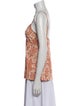 Zimmermann Paisley Print V-Neck Top