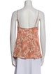 Zimmermann Paisley Print V-Neck Top