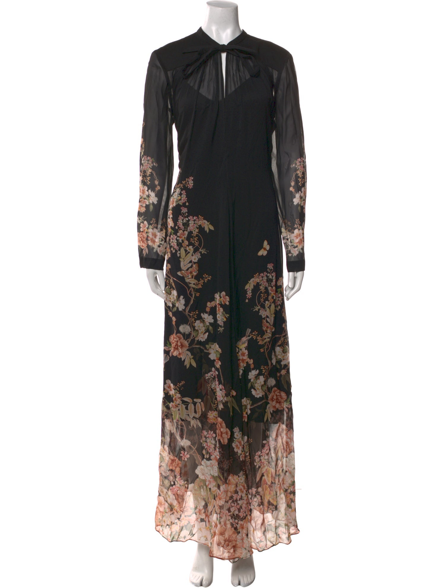 Zimmermann Floral Print Long Dress w/ Tags
