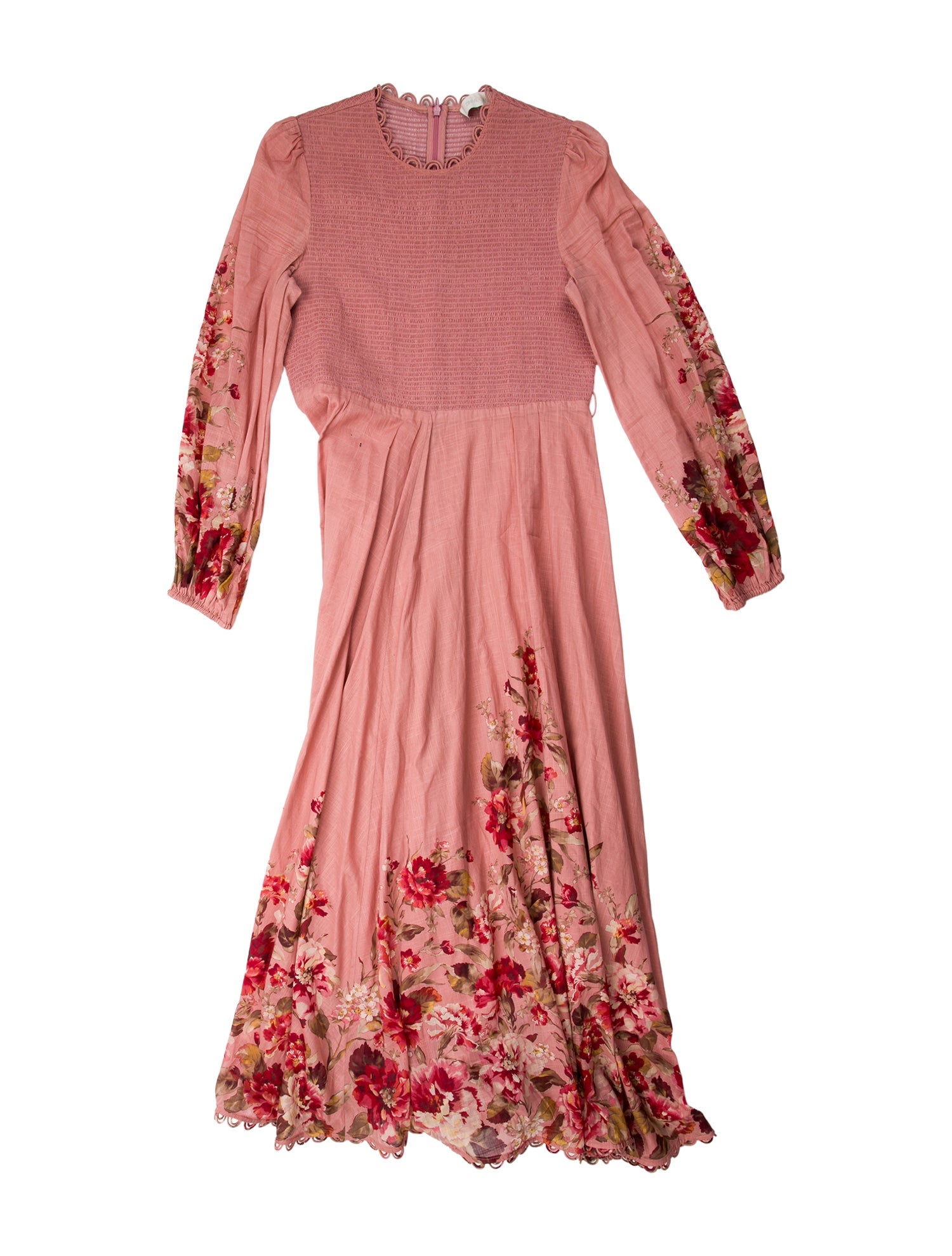 Zimmermann Mock Neck Long Dress