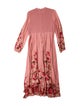 Zimmermann Mock Neck Long Dress