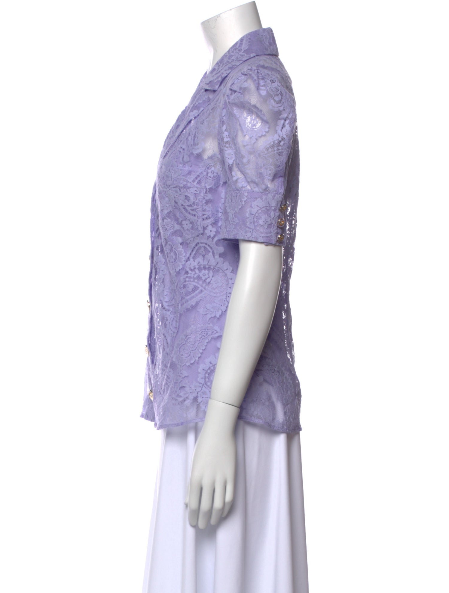 Zimmermann Short Sleeve Button-Up Top w/ Tags