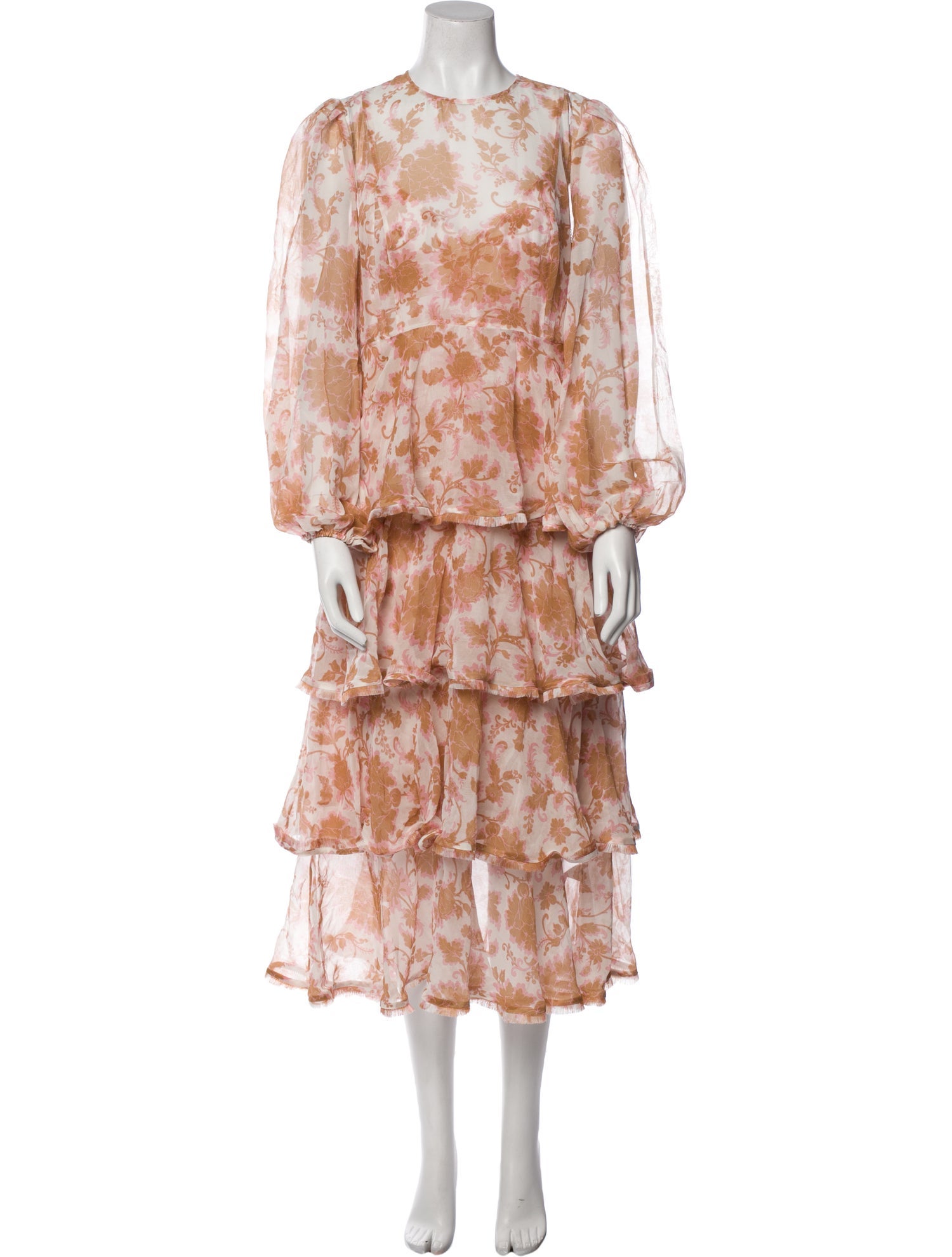 Zimmermann Floral Print Long Dress