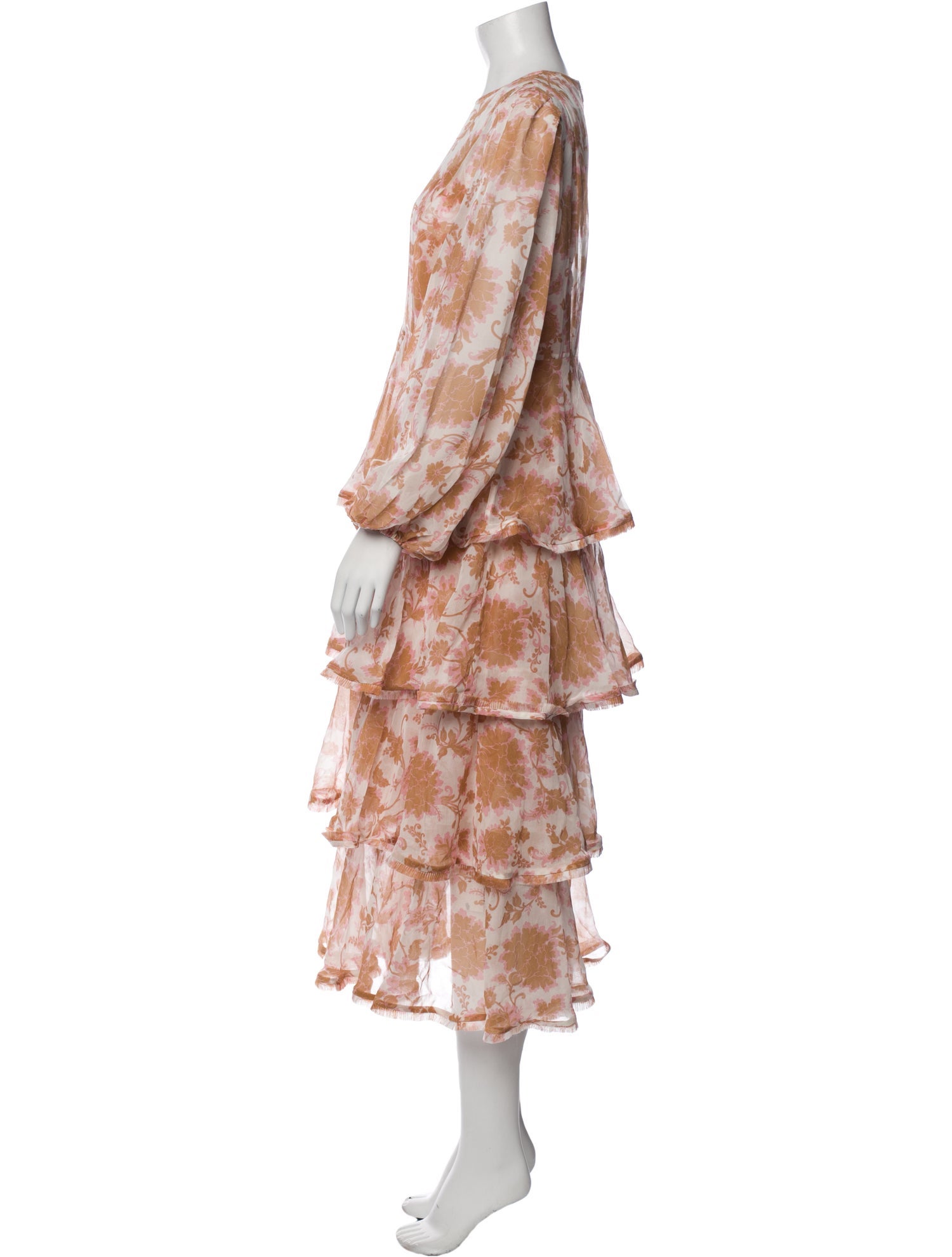 Zimmermann Floral Print Long Dress