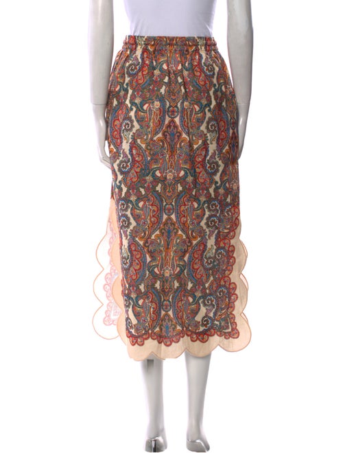 Zimmermann Linen Midi Length Skirt