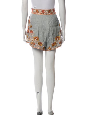 Zimmermann Linen Mini Shorts