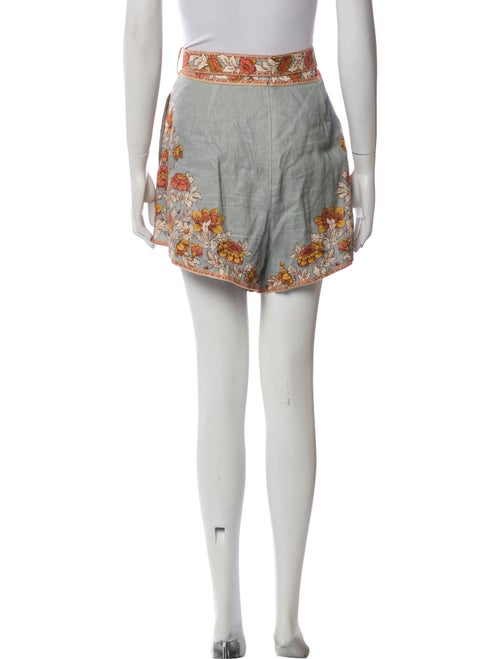 Zimmermann Linen Mini Shorts