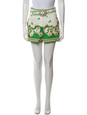 Zimmermann Linen Mini Shorts