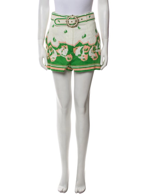 Zimmermann Linen Mini Shorts