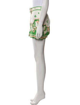 Zimmermann Linen Mini Shorts