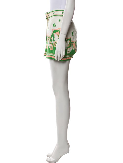 Zimmermann Linen Mini Shorts