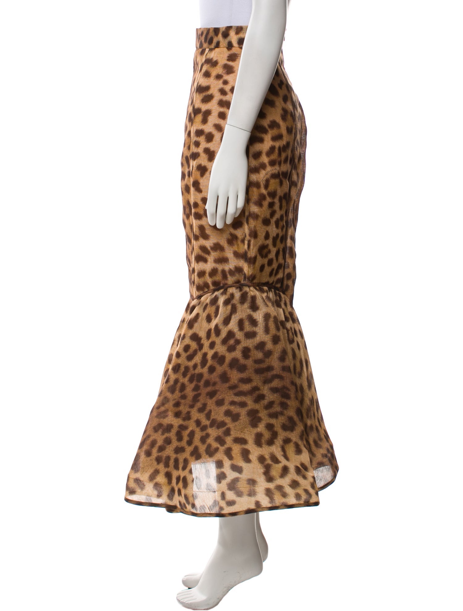 Zimmermann Linen Midi Length Skirt