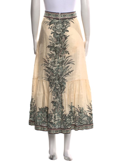 Zimmermann Linen Midi Length Skirt