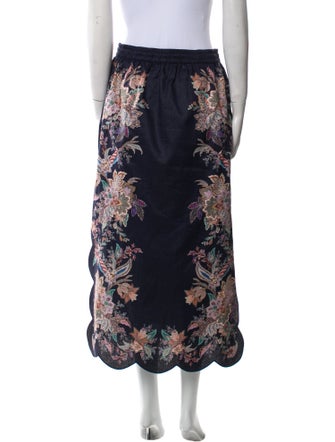 Zimmermann Linen Midi Length Skirt